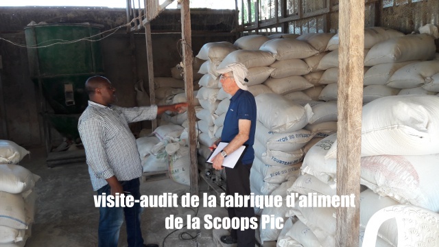 visite audit de la fabrique daliment de la Scoops Pic